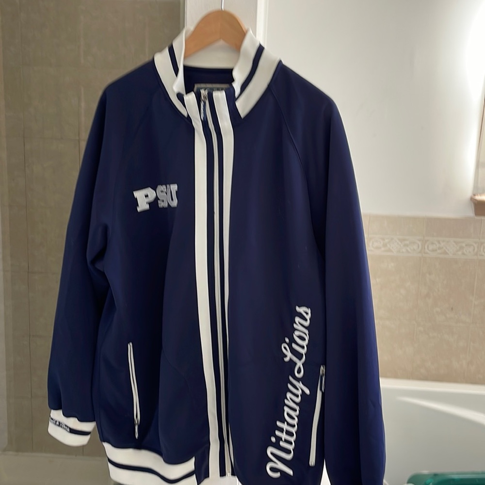 Men’s XL 48 Penn State Mitchell&Ness zip jacket